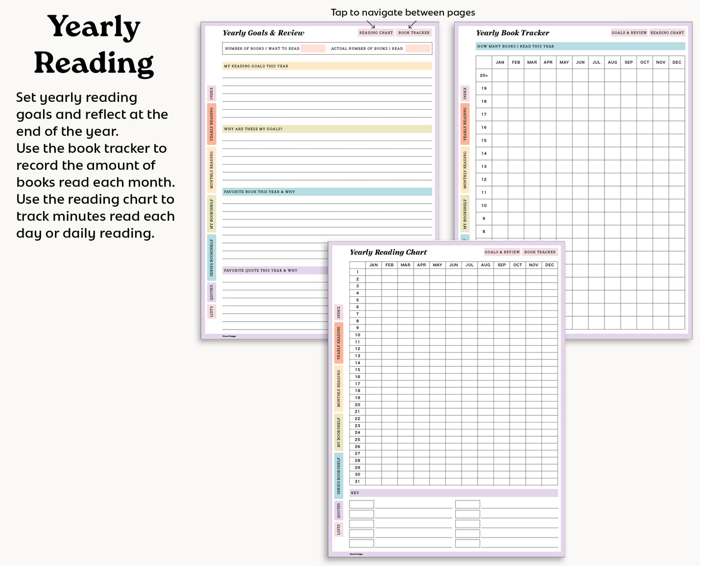 Reading Journal | for Kindle Scribe Colorsoft