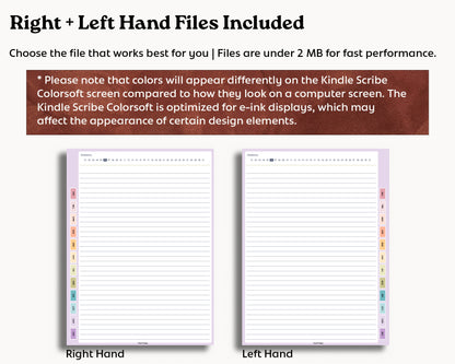 365 Undated Daily Journal | for Kindle Scribe Colorsoft