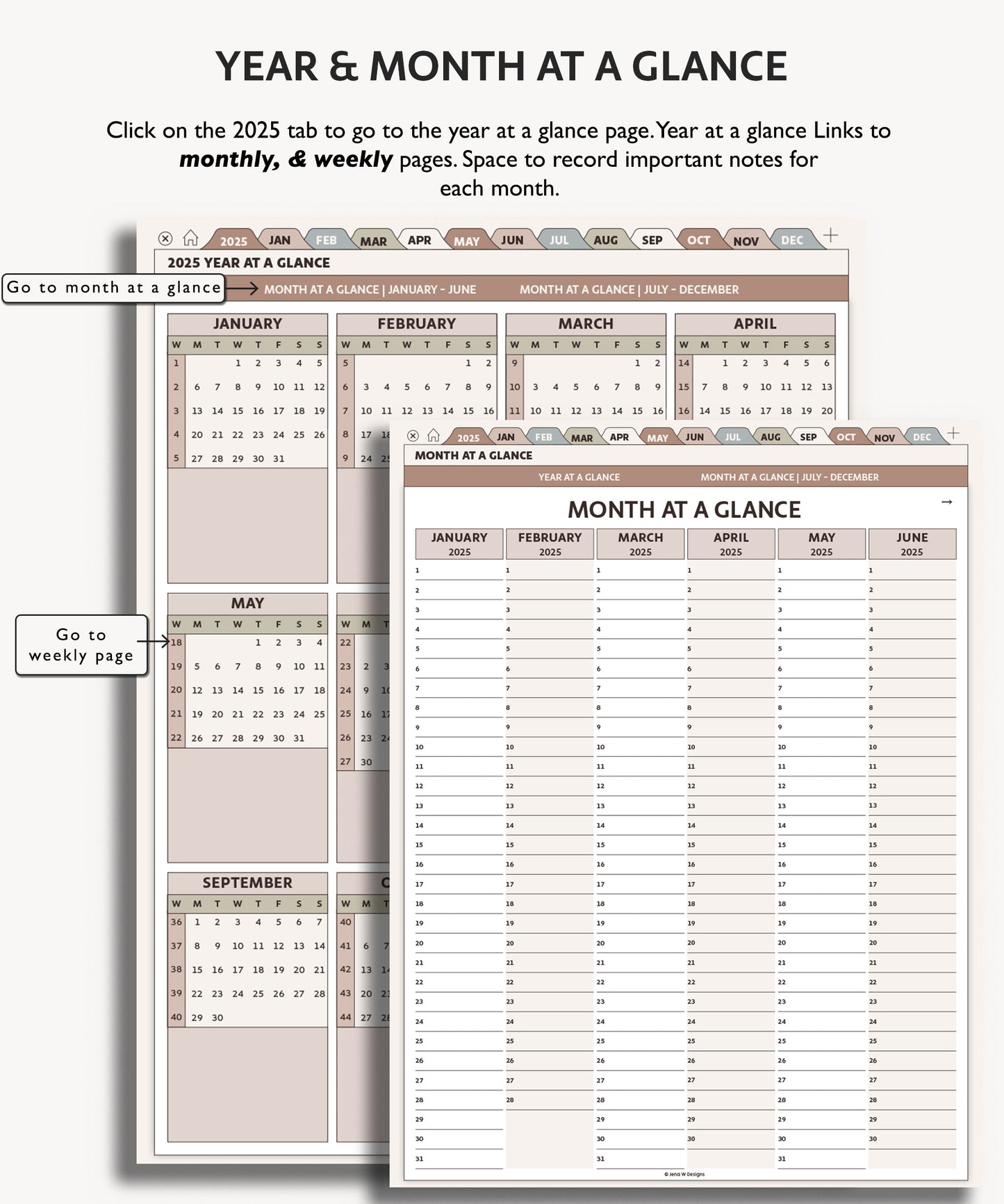 2025 Weekly Planner | Essentials