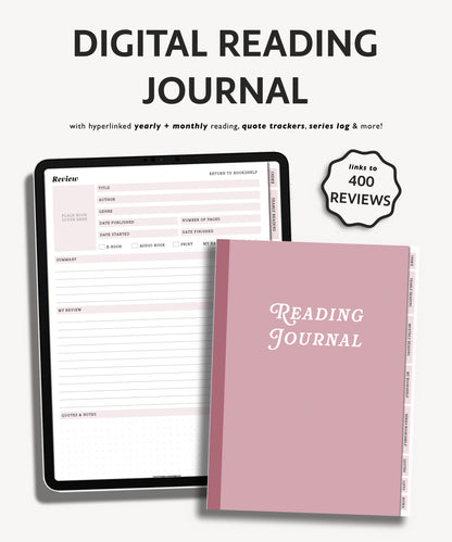 Digital Reading Journal | Reading Journal Template