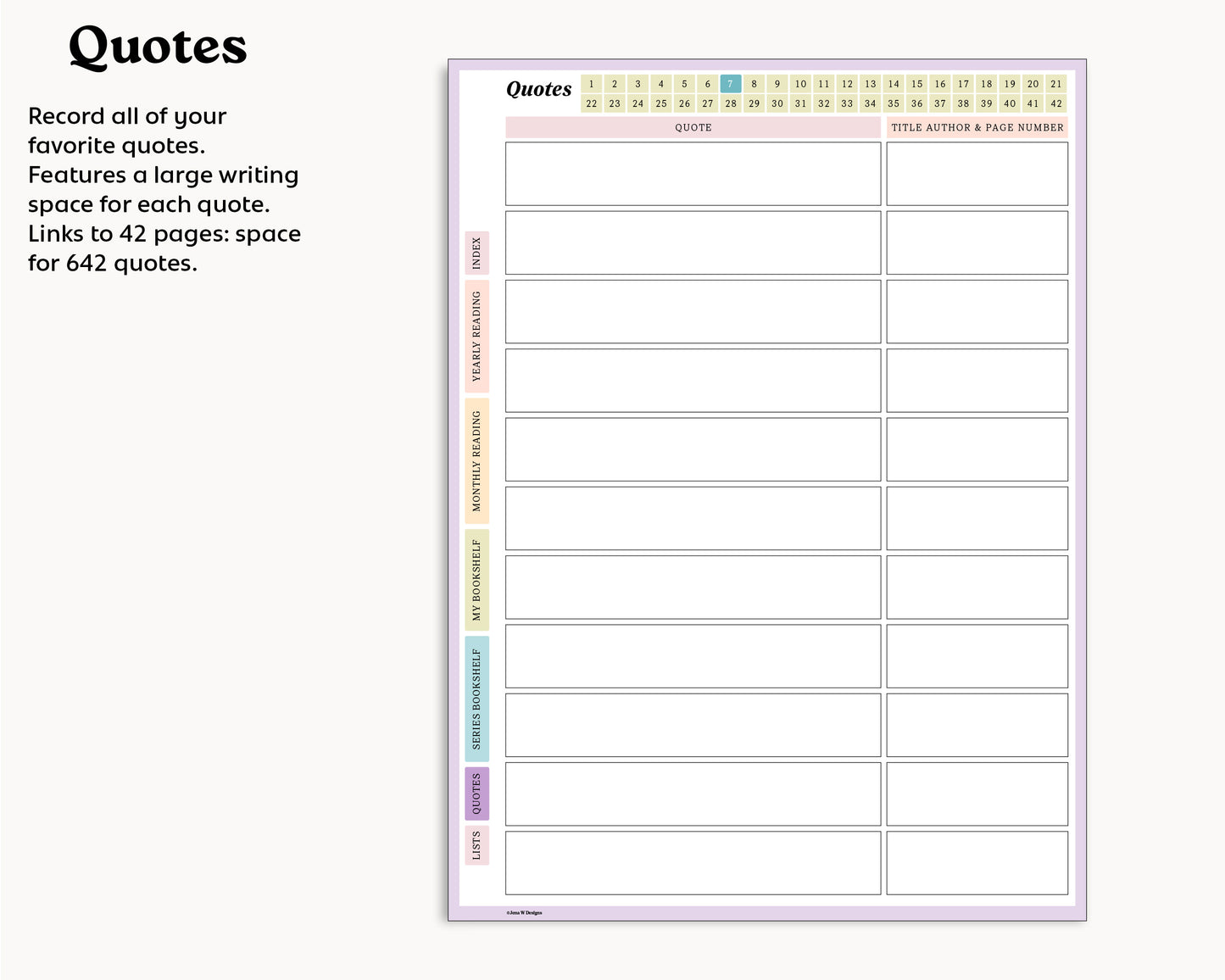 Reading Journal | for Kindle Scribe Colorsoft