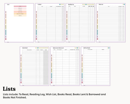 Reading Journal | for Kindle Scribe Colorsoft