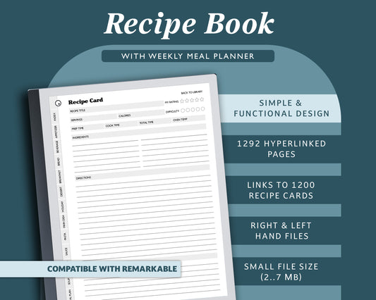 Recipe Book | for e-ink Devices