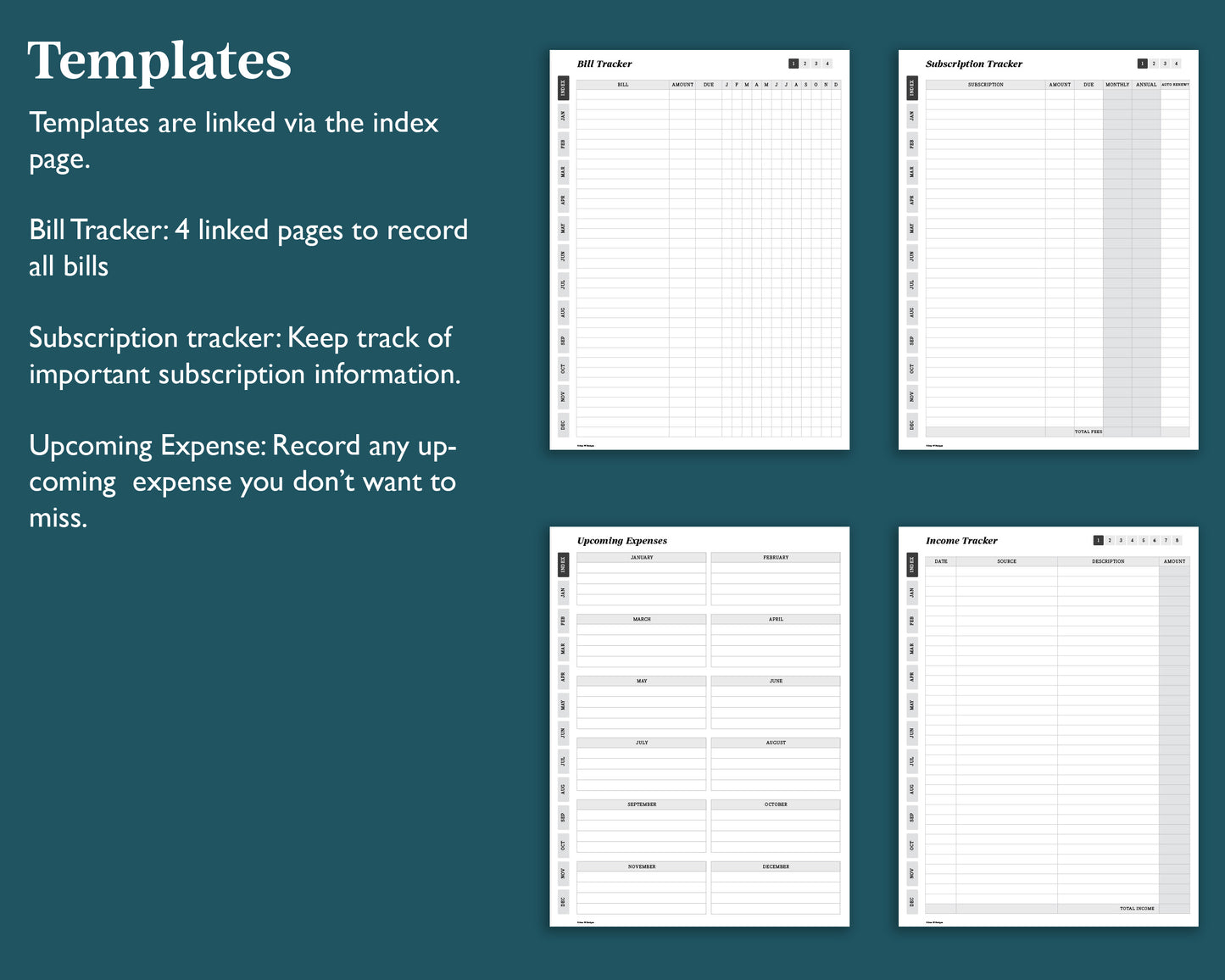 Monthly Finance Journal | for Remarkable 2