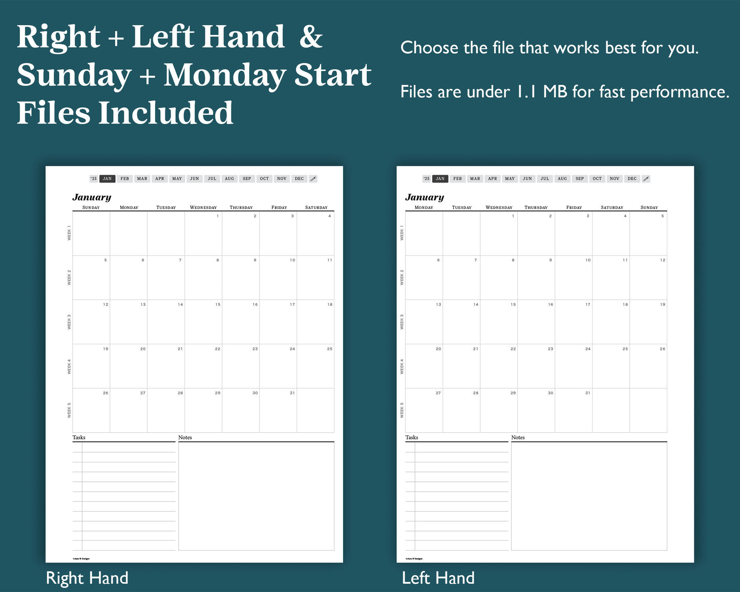 2025 Daily Planner | for reMarkable