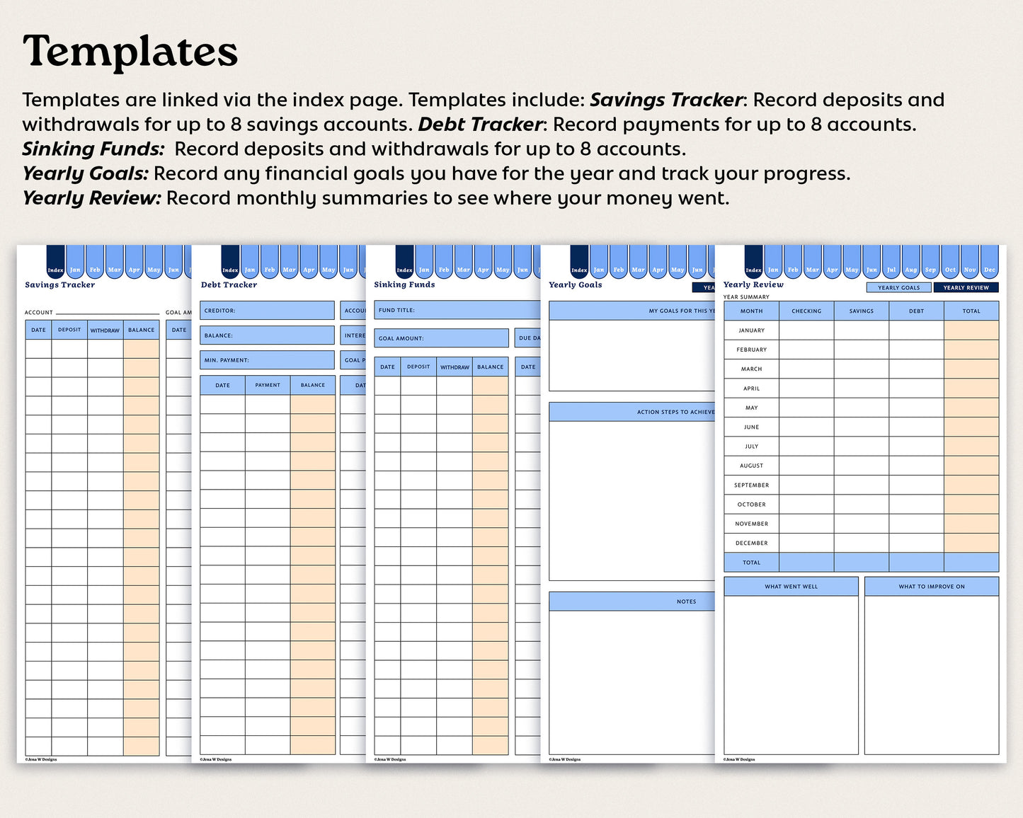 Budget Planner for reMarkable Paper Pro Move