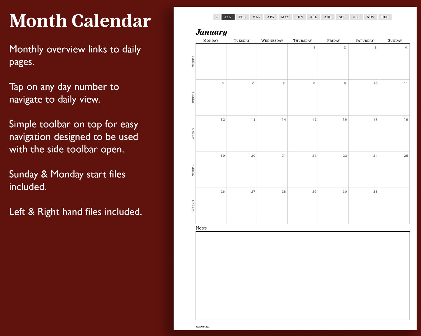 2026 Daily Journal | for Kindle Scribe