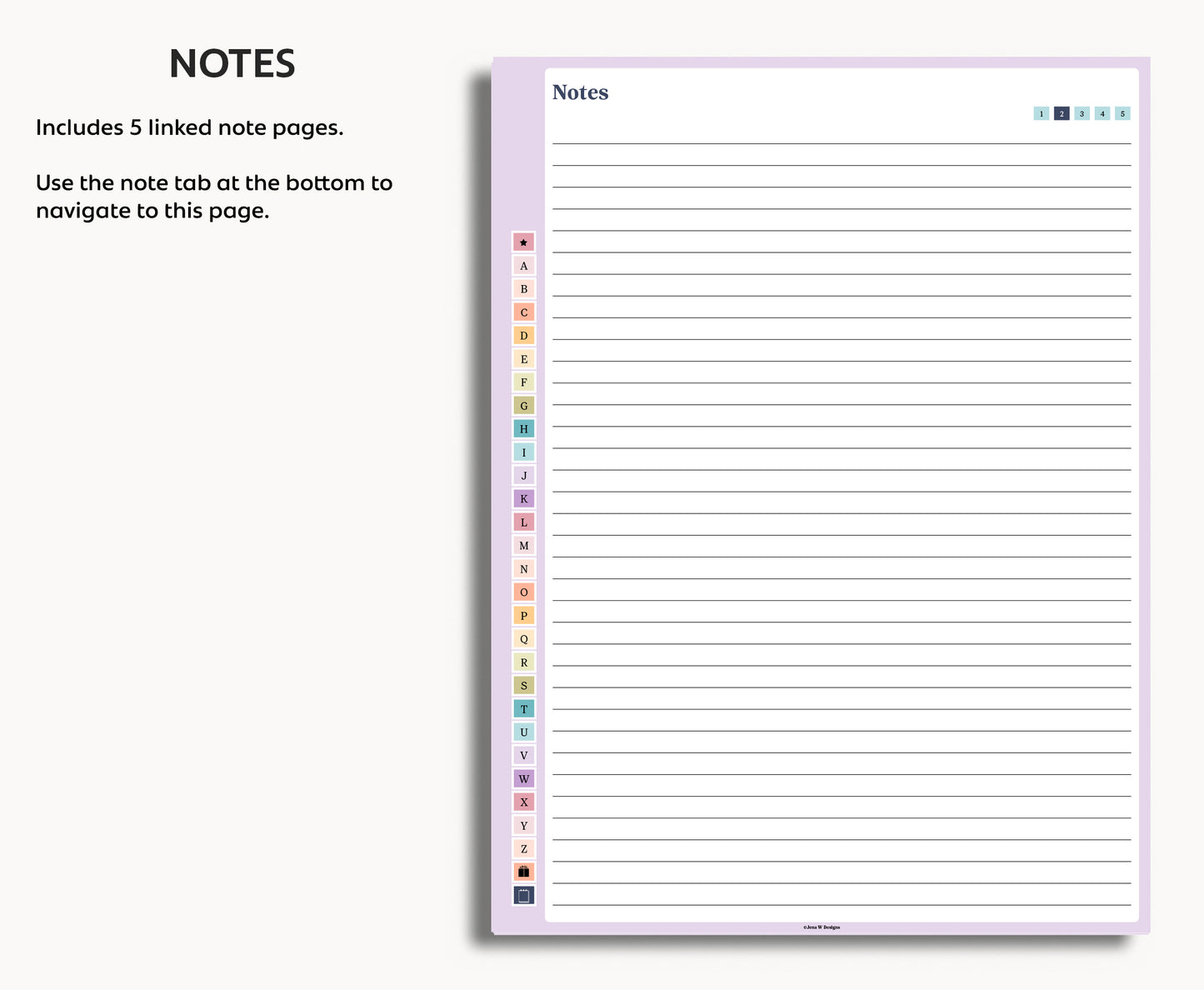 A to Z Address Book | for Kindle Scribe Colorsoft