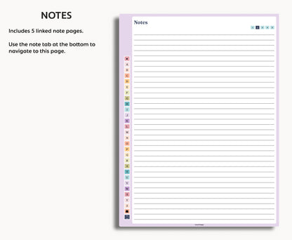 A to Z Address Book | for Kindle Scribe Colorsoft