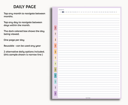 365 Undated Daily Journal | for Kindle Scribe Colorsoft