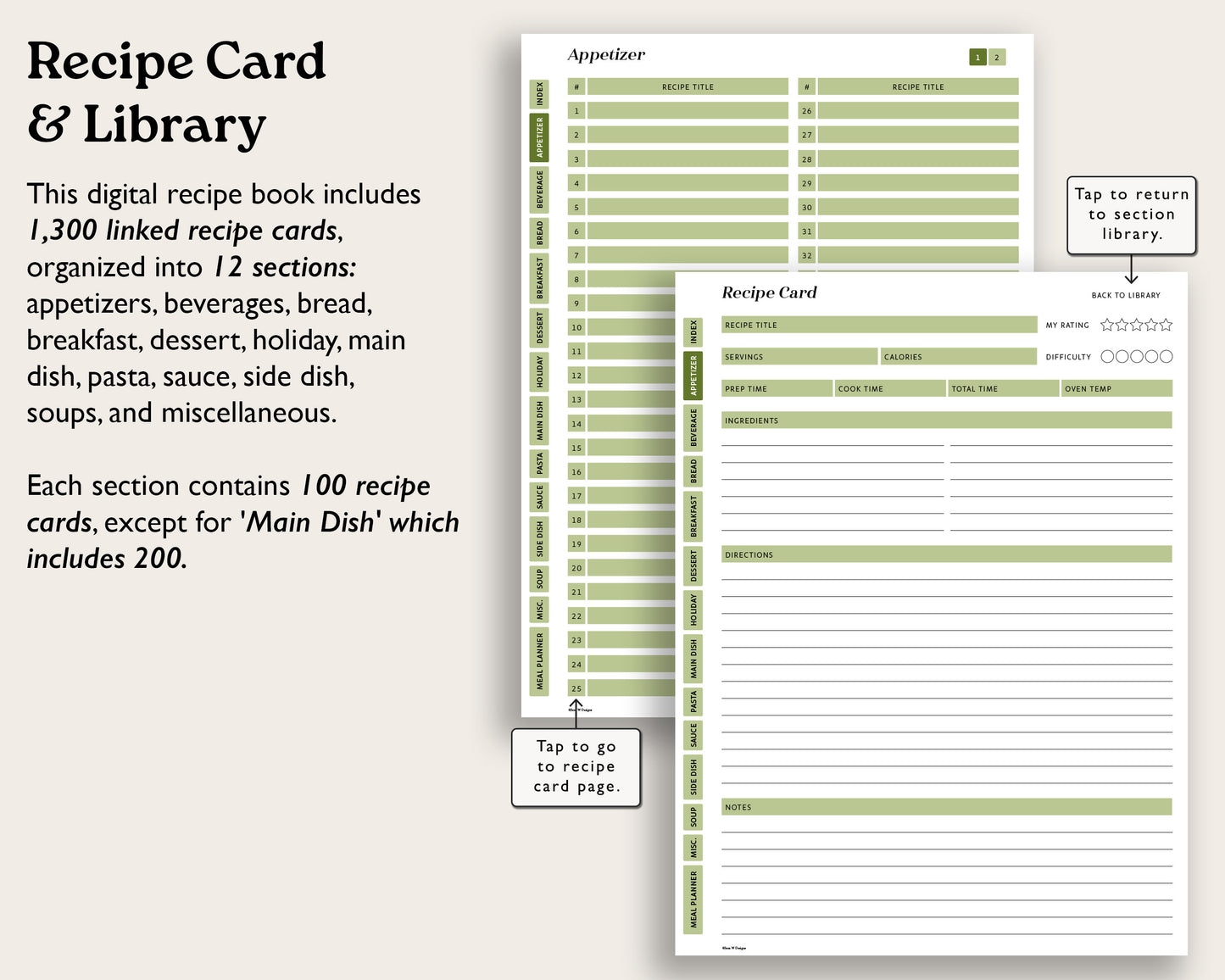 Recipe Book | for reMarkable Paper Pro