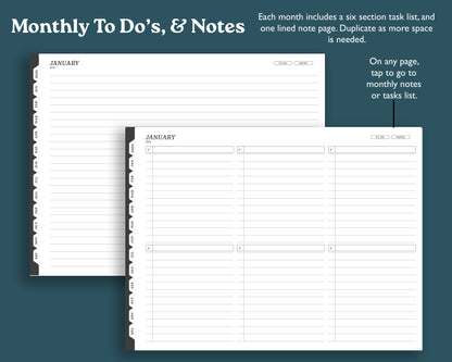 2026 Weekly Planner with To Do Lists | Landscape Planner for reMarkable 2