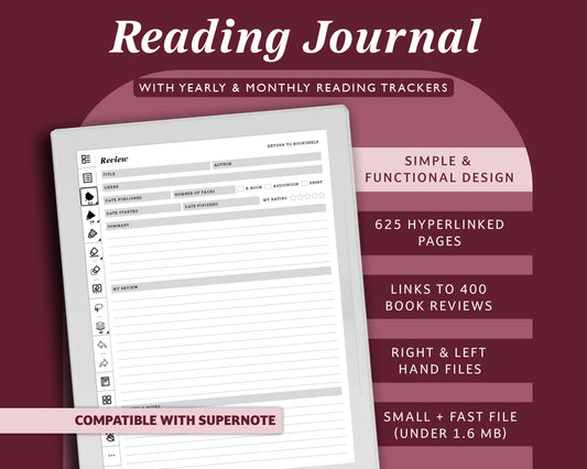 Reading Journal | for Supernote