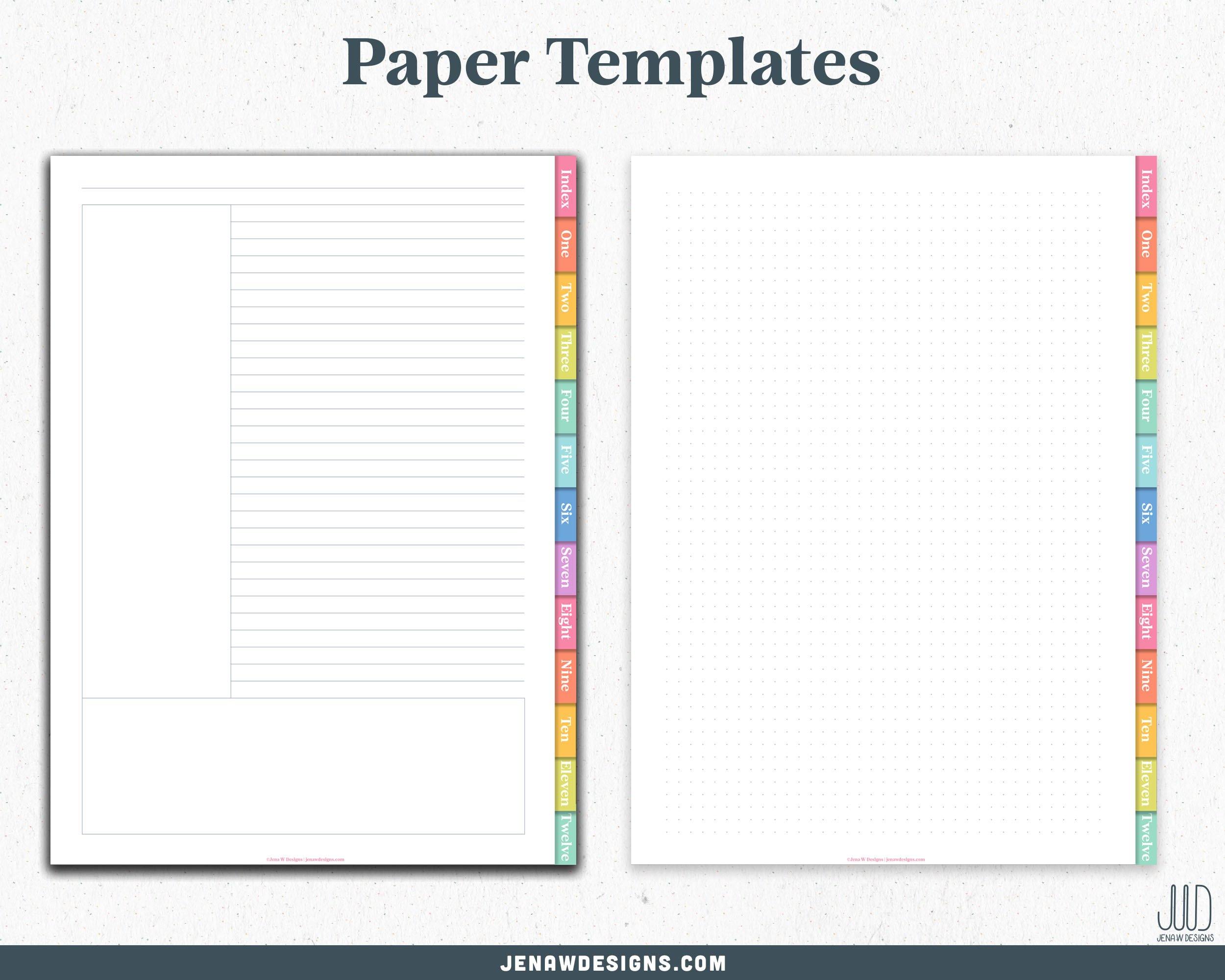 Digital Notebook for iPad and Android | Spring Notebook – Jena W Designs