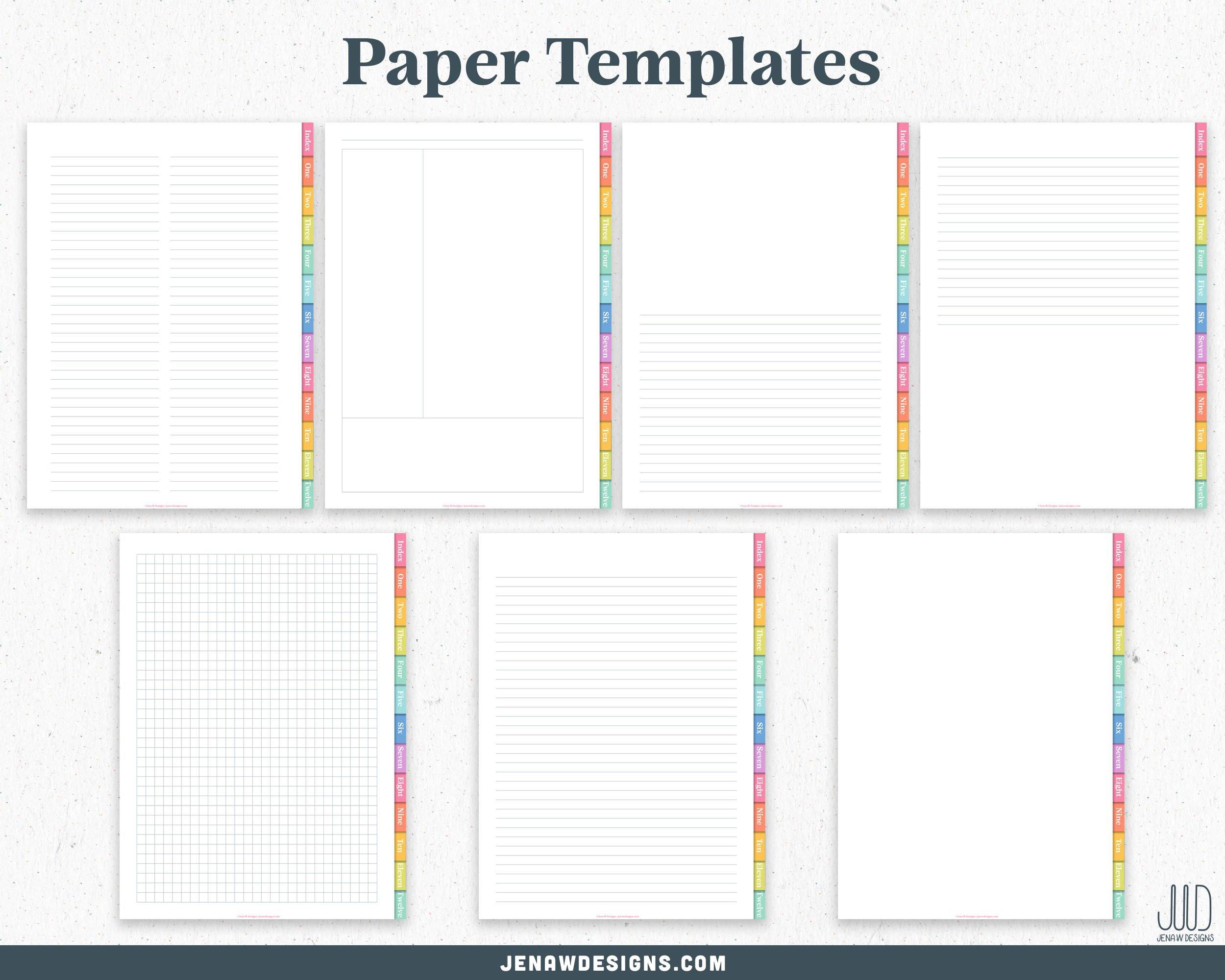 Digital Notebook for iPad and Android | Spring Notebook – Jena W Designs