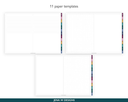 Digital Notebook | Landscape Color Pop - Jena W Designs