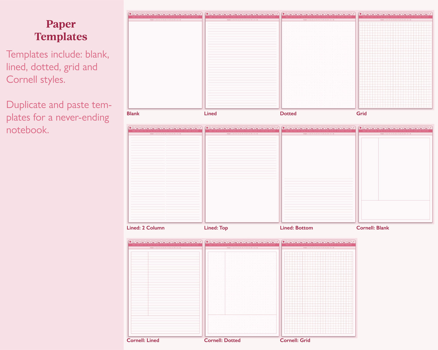FREE Undated Daily Planner | Browser Aesthetic