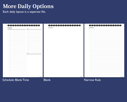 2023 Daily Planner + 60 Section Notebook | for e-ink Devices