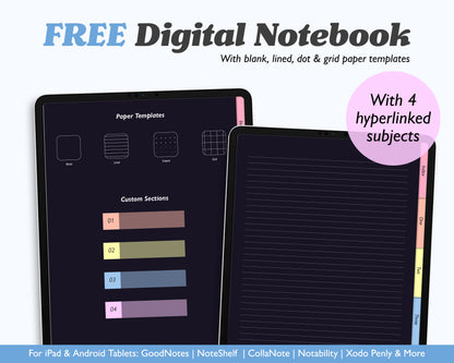 Free Digital Notebook | Device Compatibility Tester