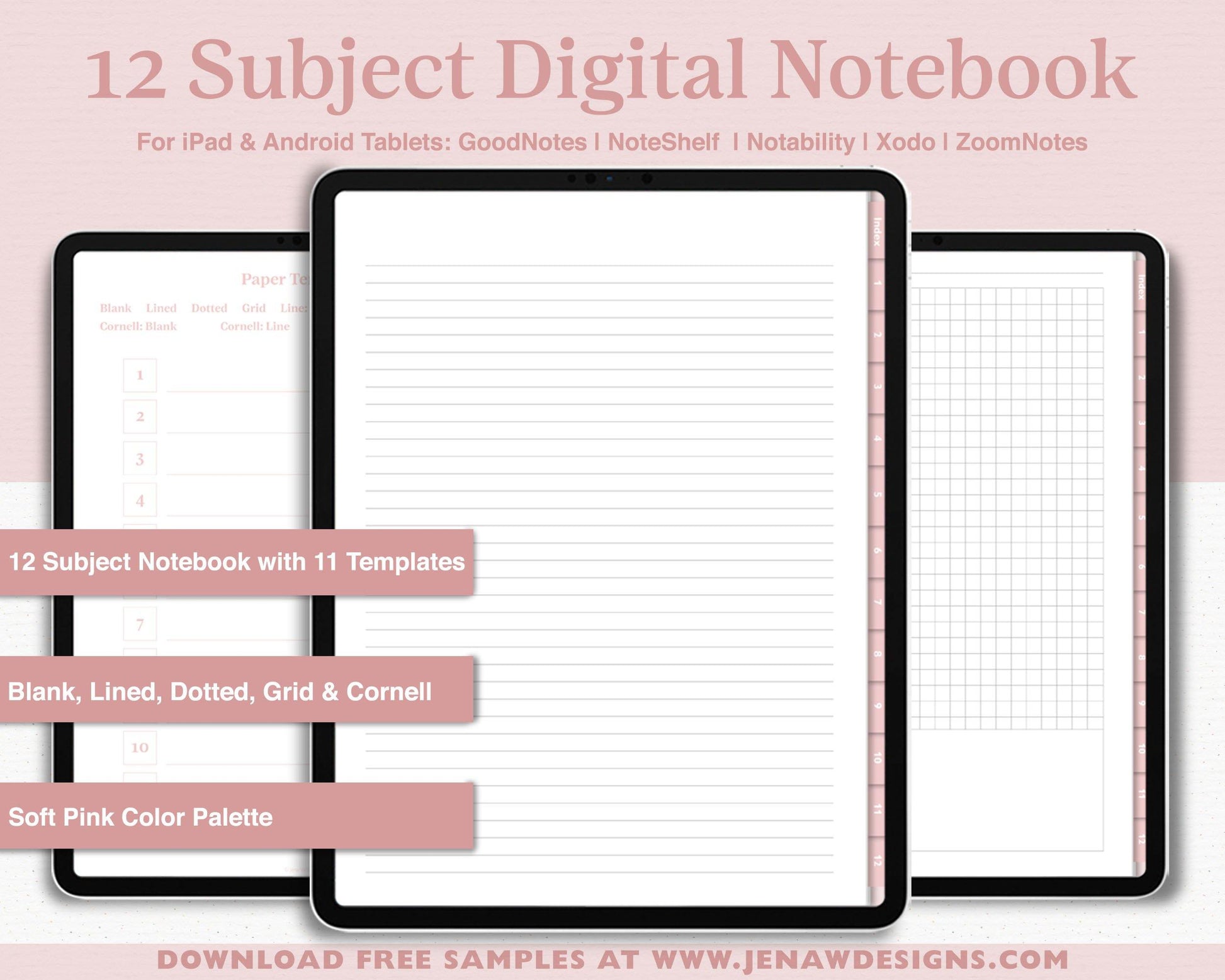 Digital Notebook - Jena W Designs