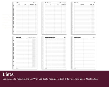 Reading Journal | for e-ink Devices